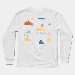 summer pattern Long Sleeve T-Shirt